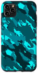 iPhone 11 Pro Max Turquoise Style Pattern Camouflage Case