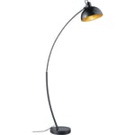 Trio Lighting Recife golvlampa, svart/guld