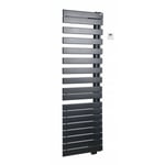 Radiateur sèche-serviettes électrique Fassane Spa Twist droite cde rf couleur 1000W H1699 mm L550 mm Acova TFRT100-055/GFC