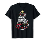 Merry Christmas Transport NP CNA RN Flight Nurse Crew T-Shirt