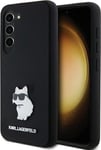 Karl Lagerfeld Veske Karl Lagerfeld Klhcs24ssmhcnpk Samsung Galaxy S24 Hardcase Silikon Choupette Metallstift Svart/Svart