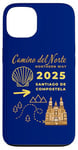 Coque pour iPhone 13 Camino Del Norte 2025 Saint-Jacques-de-Compostelle