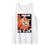 Fight Me Red Panda Kaiju Monster Vintage Monster Retro Comic Tank Top