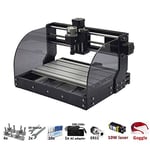 ZQALOVE Desktop Laser Engraving Machine CNC 3018 ProBM Wood CNC Router DIY Hobby Laser Engraver V3 GRBL Laser Printer CNC Cutting Tool (Color : Add 10000mW laser)