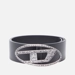 Diesel B-1DR Strass Embellished Leather Belt - 90