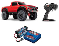 Traxxas 82024-4 TRX-4 Sport 1/10 4WD Rtr Robot Tq 2.4GHz + TRX 2S Jeu Rouge