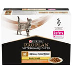 Purina - pro plan Veterinary Diets nf Renal Function Early Care Poulet Pack Double 2 x 10 x 85 g Aliment diététique pour Chats Adultes en Sachet