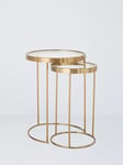 John Lewis Savoy Nest of 2 Glass Tables