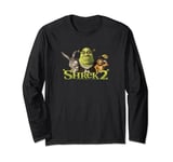 Shrek 2 Donkey & Puss In Boots Best Friends Long Sleeve T-Shirt