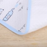 Waterproof Baby Cotton Urine Mat Diaper Nappy Bedding Changing Cover Pad Blue Pa