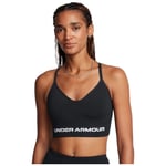 Under Armour Sports Bra Ladies Seamless Support Low Vest Crop Top Removable Pads