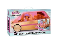 L.O.L. Surprise! 3-In-1 Party Cruiser, Dukke Bil, 4 År, Batterier Kreves