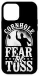 iPhone 12 mini Cornhole Team Bean Bag Player Champ Cornhole Fear The Toss Case