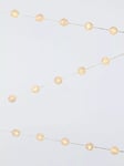 John Lewis 160 Micro LED Cracked Ball Lights, Lit Length 8m