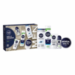 Nivea Men Sensitive 5pc Gift Set 250ml Shower Gel 200ml Shaving Gel 50ml Roll on