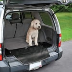 Kurgo Housse de protection de coffre de voiture pour chien Cargo Cape, Imperméable et anti-déchirure, Taille unique – pour la plupart des véhicules, Gris foncé
