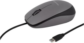 Novodio Optical Mouse USB-A Gris Sidéral - Souris optique filaire 1600DPI Mac/PC