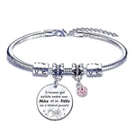 FGHJK Cadeau Fete des Meres Cadeau Maman Fille 2Pcs Bracelet Maman Fille Cadeau Anniversaire Maman Fille Cadeau Maman Fille Original Bracelet Femme Cadeau pour Maman Fille Cadeau Maman pas cher (10)