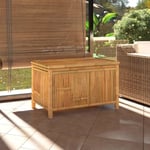 Banc Coffre de rangement de jardin - Banquette Pouf 90x52x55 cm Bambou BV533819