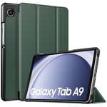 TiMOVO Coque Compatible avec Samsung Galaxy Tab A9 8,7" 2023, Étui de Protection Fin et Léger avec Dos en PC Rigide pour Samsung Galaxy Tab A9 8,7" SM-X110/X115/X117, Vert Nuit