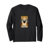 The Pug Tarot Card Illustration Long Sleeve T-Shirt