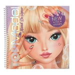 Depesche 13029 TOPModel-Livre de coloriage Hand Designer, avec 46 Pages pour réaliser des Looks créatifs sur Les Mains et Les Ongles, y Compris 2 Feuilles d'autocollants, Multicolor, Taille Unique