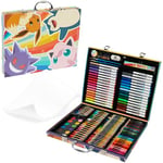 Pokemon Coffret Peinture Artiste, Kit Dessin et Coloriage Enfant, Crayons Cire, Feutres, Aquarelles, Cadeau Enfant (Multi)