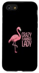 iPhone SE (2020) / 7 / 8 Crazy Flamingo Lady Funny Flamingo Case