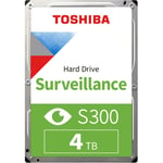 Toshiba S300 4 TB, hard drive (SATA 6Gb/s, 3.5)