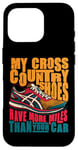 Coque pour iPhone 16 Pro Mes chaussures de cross-country ont plus de milles pour