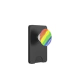 Drapeau de la fierté arc-en-ciel coloré PopSockets PopWallet pour MagSafe