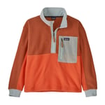 Patagonia Kids Microdini 1/2 zip Fleece Coho Coral XS