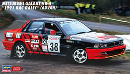 Hasegawa HA20546 1:24 Mitsubishi Galant VR-4-1991 Rac Rally-Advan Model Kit, Grey