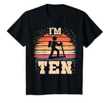 Youth Hiking 10 Year Old Birthday Boy Girl 10th Hiker Birthday T-Shirt