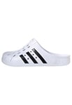 adidas Unisex Adilette Clog Sandals, FTWR White Core Black FTWR White, 9 UK