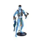 Avatar : La Voie De L'eau - Figurine Jake Sully (Reef Battle) 18 Cm