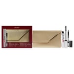 Pupa Milano Vamp! and Multiply Set For Women 3 Pc 0.32oz Vamp! Mascara - 100 Black, 0.03oz Multiplay Eye Pencil - 09 Black, Wallet