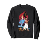 Disney Aladdin The Genie, Jafar And Abu Sweatshirt