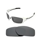 NEW POLARIZED CUSTOM BLACK MIRROR LENS FOR OAKLEY VALVE SUNGLASSES