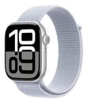 Apple Watch Series 10 GPS 46mm Silver Aluminium Case with Blue Cloud S