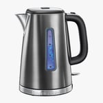 Russell Hobbs Cordless Jug Kettle,Quiet Boil 1.7L 3000W, Grey, 23211