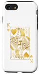 Coque pour iPhone SE (2020) / 7 / 8 Cartes de poker Lucky Knight King of Hearts Game Casino