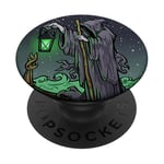 The Hermit Tarot Card Grim Reaper Gothic Halloween Horror PopSockets Swappable PopGrip