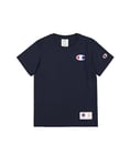 Champion Legacy Retro Sport B (306853) - SS Crewneck T-Shirt, Navy (NNY), 7-8 years (S) Boys FW24