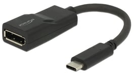 Delock USB-C til Displayport adapter - 4K 60Hz - Sort