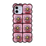 Smiley Flower Pop it Fidget Skal till iPhone 11 - Magenta