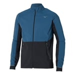 Mizuno Premium Warm Veste Running Hommes - Bleu , Bleu Foncé