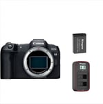 Boîtier CANON EOS R8 + batterie Kingma 1040 mAh (Canon LP-E17) + chargeur double USB LCD Kingma (pour Canon LP-E17)