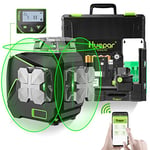 Niveau Laser Vert Huepar S03CG Auto-Nivelant 3D 12 Lignes Écran LCD Outil de Niveau Laser Ligne Croisée 3x360° Bluetooth Faisceau Vert,Ligne Laser Horizontale/Verticale 360° Télécommande