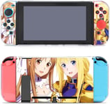 Coque De Pour Interrupteur Sword Art Online Alicization, ¿¿Tui De Protection Pour Console De Jeu Nintendo Switch Fin, R¿¿Sistant Aux Chocs, Compatible Avec Les Interrupteurs, Conception S